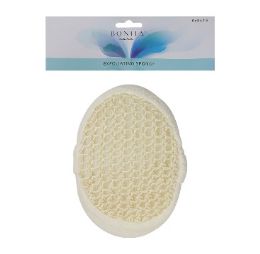 48 Bulk Bh Exfoliating Sponge White 6x4x2in