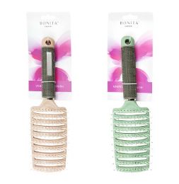 24 Bulk Bc Vented Detangling Hair Brush 2 Asst