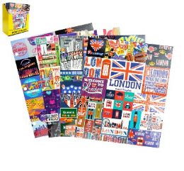 48 Bulk Promarx Portfolio 2 Pocket Around World