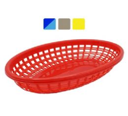 36 Bulk Bh Plastic Oval Trays 2ct Asst Colors