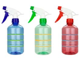 24 Bulk Bh Plastic Spray Bottle 430ml Asst Color