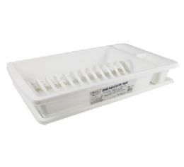 12 Bulk Bh Pl Dish Rack W-Tray 18.81x10.51x3.3 Inches