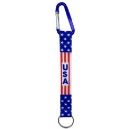 480 Bulk Bh Carabiner Kc Usa Flag 8.66in