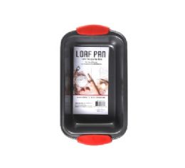 24 Bulk Bh Metal Loaf Pan Silicone Hdle 12x5x2