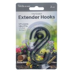 96 Bulk Bh Vinyl Coated Extender Hooks 2ct