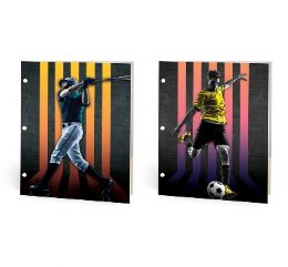 48 Bulk Game On Portfolios,2 Assorted Designs