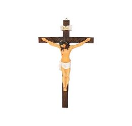 6 Bulk Bh Hanging Crucifix Polyresin 16in