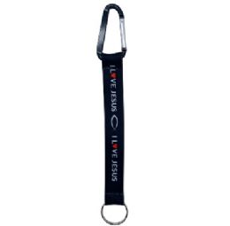 480 Bulk Bh Carabiner Kc I Love Jesus 8.66i