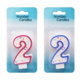 24 Bulk Birthday Candle Number 2