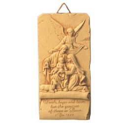 30 Bulk Bh Religious Hanging Plaque 3.6x1.18x8.2