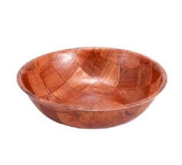 36 Bulk Bh Large Wood Bowl 9.8in