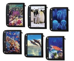 24 Bulk Marine Life 3d Pencil Pouch,