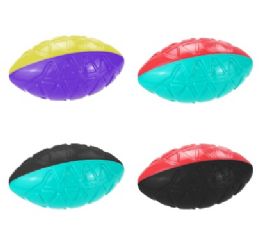144 Bulk Bp Tpr Football Toy Asst Colors 4.7x2.7i