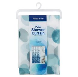 24 Bulk Bh S-Curtain W-Hooks 71in Dots Peva