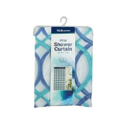 24 Bulk Bh S-Curtain W-Hooks 71in Waves Peva
