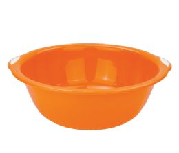 24 Bulk Bh Plastic Orange Basin 10 Ltr 2.64g