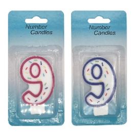 24 Bulk Birthday Candle Number 9