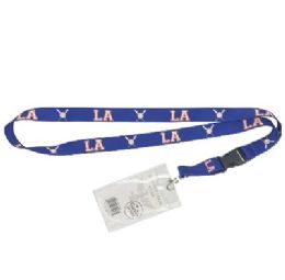 480 Bulk Bh Lanyard & Badgehldr La Bl 22in
