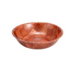 36 Bulk Bh Med Wood Bowl 7.8in