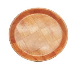 36 Bulk Nh Round Wood Flat Plate 9.64in