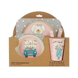 12 Bulk Nhc Kids Tableware Set 5pc Fun Ride Eco