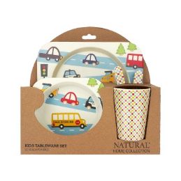 12 Bulk Nhc Kids Tableware Set 5pc Vroom Eco