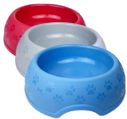 48 Bulk Bp Pet Bowl Lg 11.75x9.25x4in Pl Asst