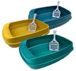30 Bulk Bp Cat Litter BoX-Scoop 15x13x5in Asst