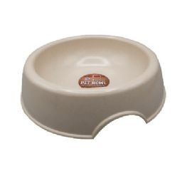 24 Bulk Bp Pet Bowl Sm 8x7x2.25in Bamboo Fiber