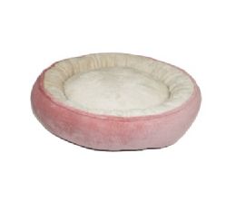 6 Bulk Bp Pet Bed Sm Fleece Mauve 19.5in