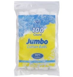 48 Bulk Royal Super Jumbo Cotton Balls 100ct