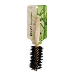 24 Bulk Bc Bamboo Round Hair Brush 8.6x2in