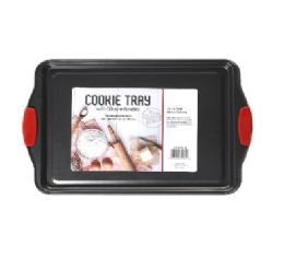 24 Bulk Bh Metal Cookie Tray Silicone Hdle 15.5i