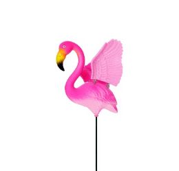 24 Bulk Bh Winged Flamingo Garden Stake 6in