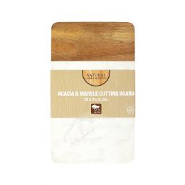 12 Bulk Acacia & Marble Cutting Board 12x7x.5 Inches