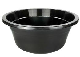 24 Bulk Bh Plastic Black Basin 22.24x9x15.74in