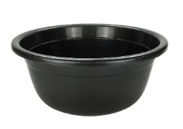 24 Bulk Bh Plastic Black Basin 15.7x6.6x10.6in