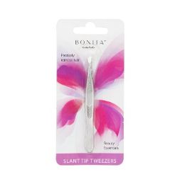 144 Bulk Bc Slant Tip Tweezers 3.46 in