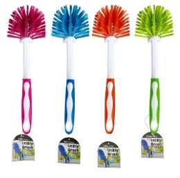 24 Bulk Bh Pl. Utility Cleaning Brush 4 Colors
