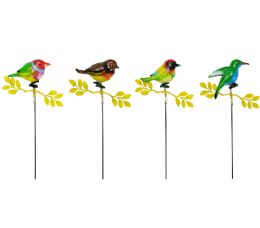 24 Bulk Bh Garden Stake Twig Bird Designs 7x2x4