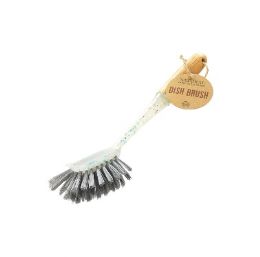 48 Bulk Bh PP-Bamboo Dish Brush 11.4x2.9in