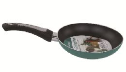 12 Bulk Bh Alum Nonstick Fry Pan Teal 7.75in