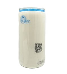 6 Bulk Celestial White Plain Candle 35oz 14days