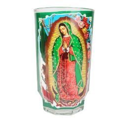 12 Bulk Candle Michelada Virgen Guadalupe Green