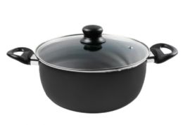 6 Bulk Bh Dutch Oven Pot Black 5qt