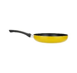 12 Bulk Bh Alum Nonstick Fry Pan Yellow 10.25i