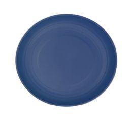 96 Bulk Nh Wheat Straw Plate 7.75in Navy Blue