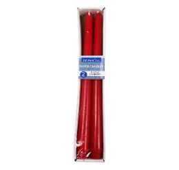 36 Bulk Imperial Taper Candle Red 2ct