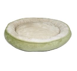 6 Bulk Bp Pet Bed Md Fleece Green 24in