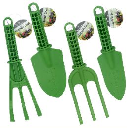 96 Bulk Plastic Garden Asst Tools